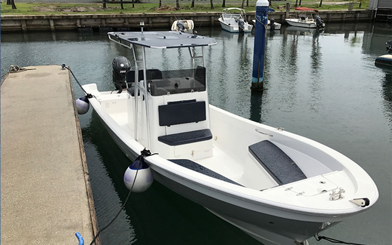 Fiberglass Fishing Boat