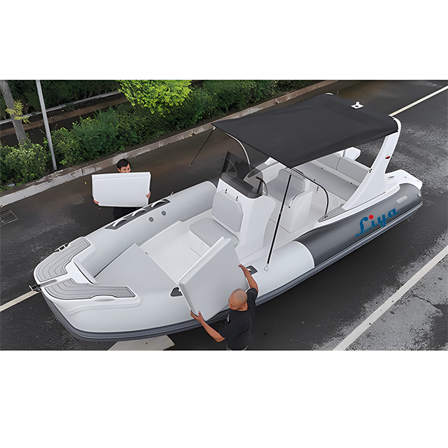 Liya 20Feet/6.2Meter semi rigid inflatable boat for 12people 