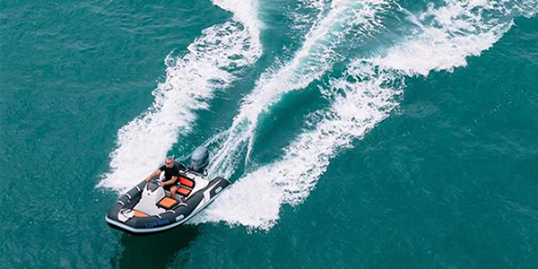 3.8 meter rigid inflatable boat with console