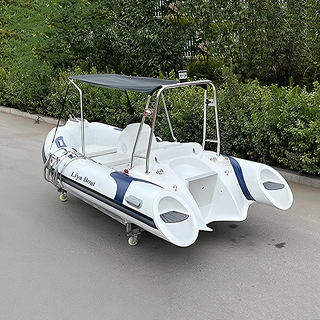 Liya 14 Feet Dinghy Hypalon Boat 4.3 Meter Rigid Inflatable Dinghy For Sale