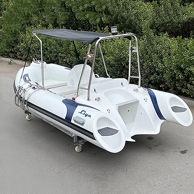 Liya 14 Feet Dinghy Hypalon Boat 4.3 Meter Rigid Inflatable Dinghy For Sale