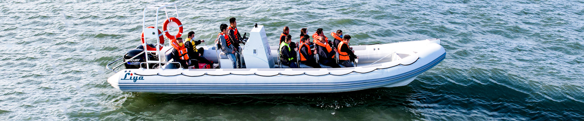 Liya bateau rib en aluminium bateau de patrouille
