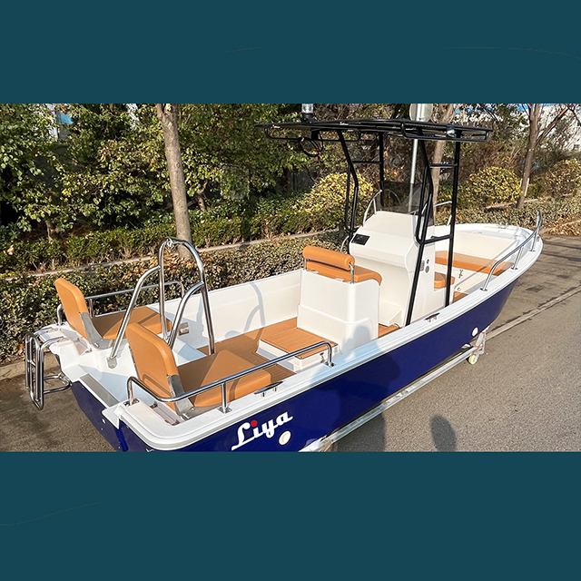 Liya 19Feet Fiberglass Boat For Fishing 5.8Meter