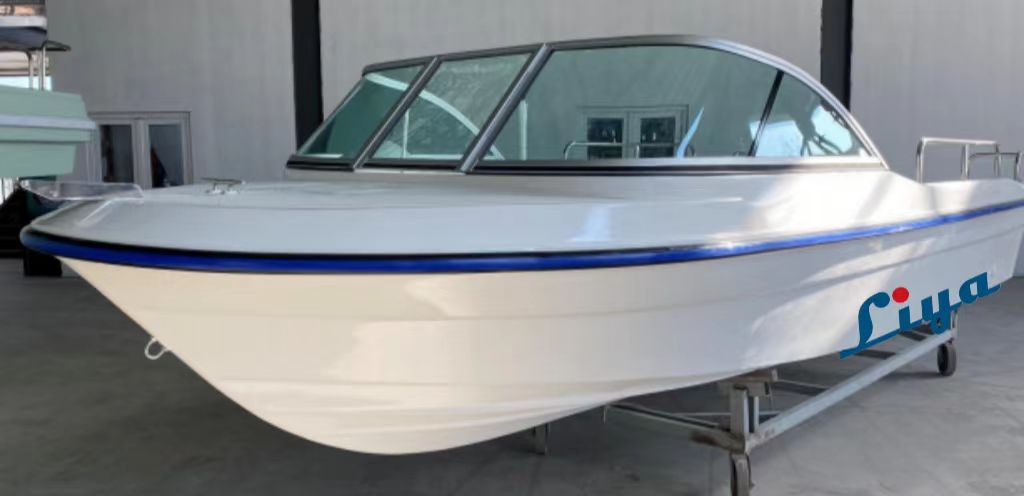 6 meter double hull FRP boat