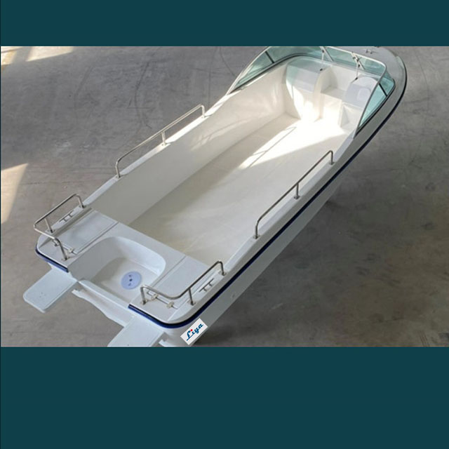 Liya 19.8Feet/6M double hulls fiberglass boat for 8people