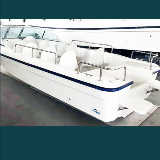 Liya 19.8Feet/6M double hulls fiberglass boat for 8people